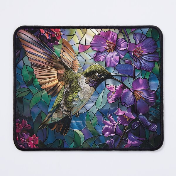 Item preview, Stained Glass Flower Art designed and sold by nomiraclehere.