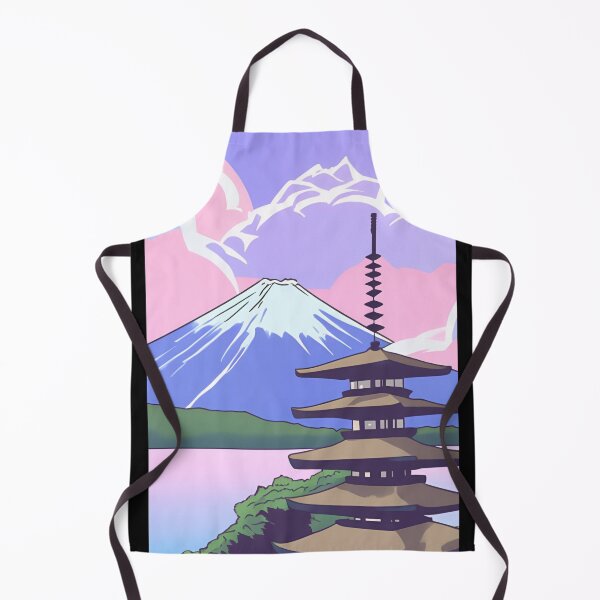 Item preview, beautiful pink mt fuji art vaporwave style 2024 pt2 designed and sold by cloudzer0000.