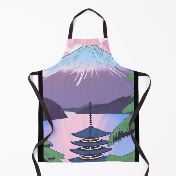 Item preview, beautiful pink mt fuji art vaporwave style 2024 pt3 designed and sold by cloudzer0000.