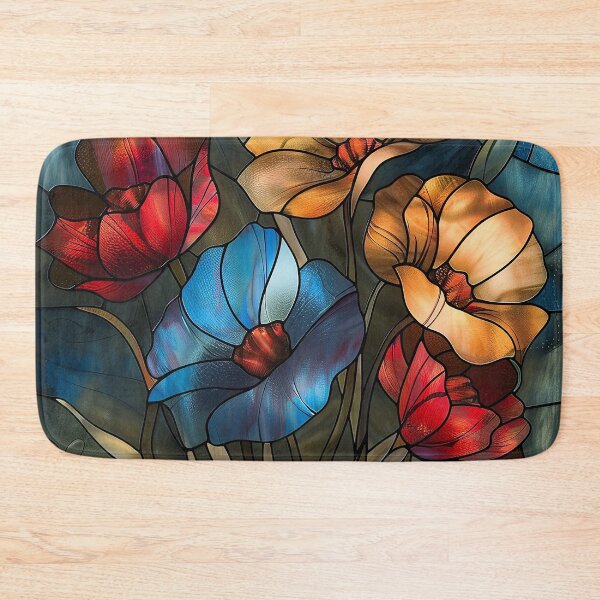 Item preview, Stained Glass Flower Art designed and sold by nomiraclehere.