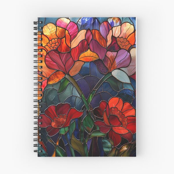 Item preview, Stained Glass Flower Art designed and sold by nomiraclehere.