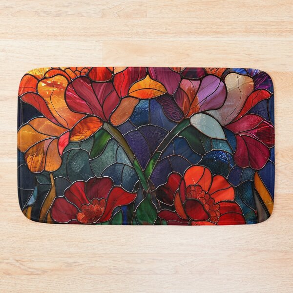 Item preview, Stained Glass Flower Art designed and sold by nomiraclehere.