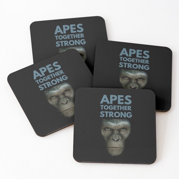 Item preview, Apes Together Strong Quote - Planet of the Apes  designed and sold by GRINspiration.
