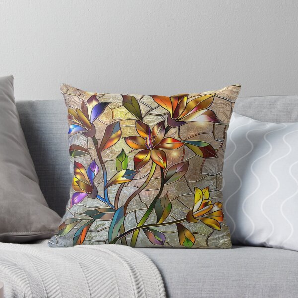 Item preview, Stained Glass Flower Art designed and sold by nomiraclehere.