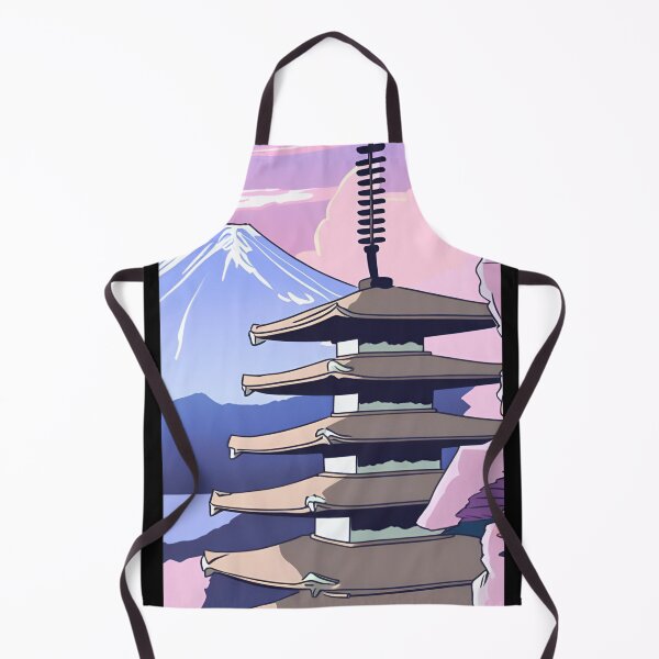 Item preview, beautiful pink mt fuji art vaporwave style 2024 pt5 designed and sold by cloudzer0000.
