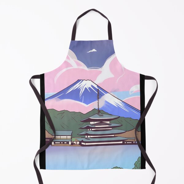 Item preview, beautiful pink mt fuji art vaporwave style 2024 pt6 designed and sold by cloudzer0000.