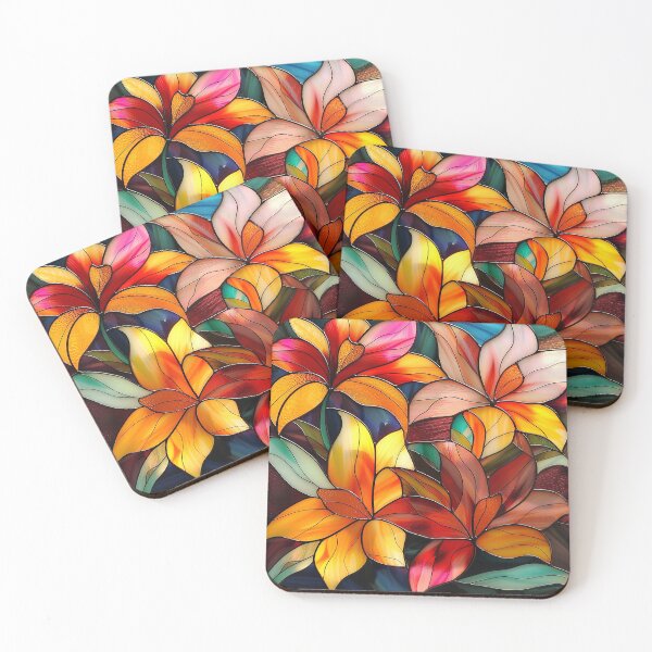 Item preview, Stained Glass Flower Art designed and sold by nomiraclehere.