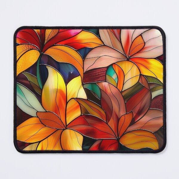 Item preview, Stained Glass Flower Art designed and sold by nomiraclehere.