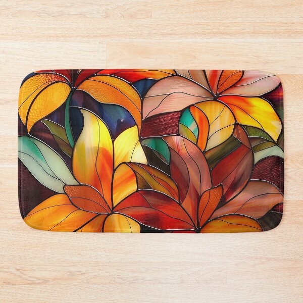 Item preview, Stained Glass Flower Art designed and sold by nomiraclehere.