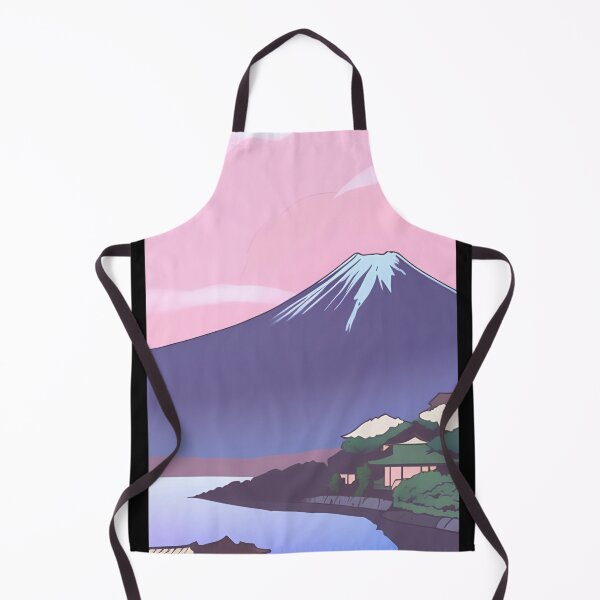 Item preview, beautiful pink mt fuji art vaporwave style 2024 pt7 designed and sold by cloudzer0000.