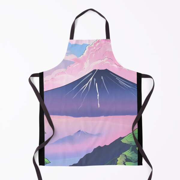 Item preview, beautiful pink mt fuji art vaporwave style 2024 pt8 designed and sold by cloudzer0000.