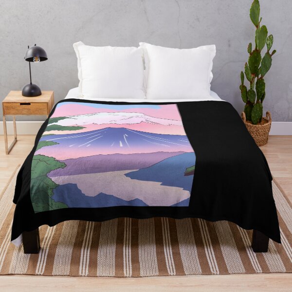Item preview, beautiful pink mt fuji art vaporwave style 2024 pt9 designed and sold by cloudzer0000.