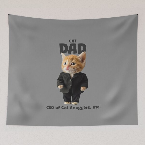 Item preview, CAT DAD: CEO OF CAT SNUGGLES, INC. designed and sold by Dennen1010.