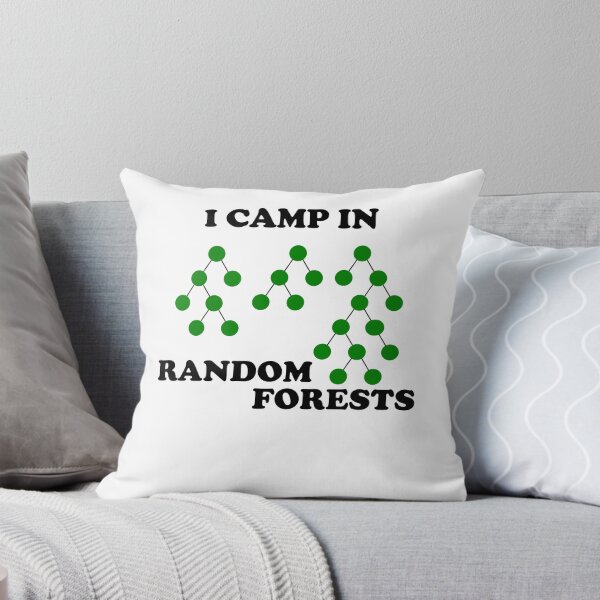 Item preview, I Camp in Random Forests - Green designed and sold by EncodedShirts.