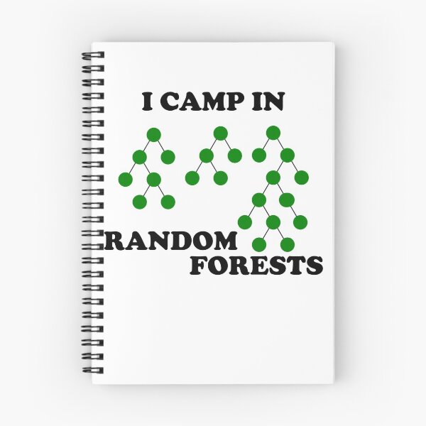 Item preview, Acampo en bosques al azar - Verde designed and sold by EncodedShirts.