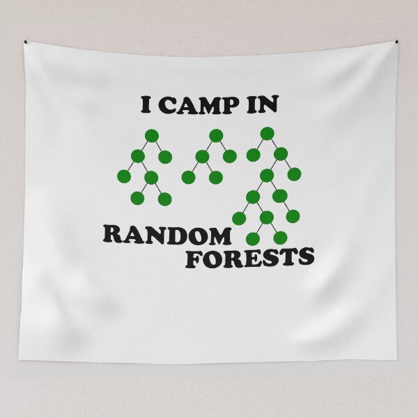 Item preview, I Camp in Random Forests - Green designed and sold by EncodedShirts.