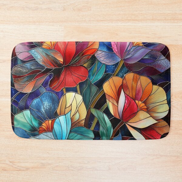 Item preview, Stained Glass Flower Art designed and sold by nomiraclehere.