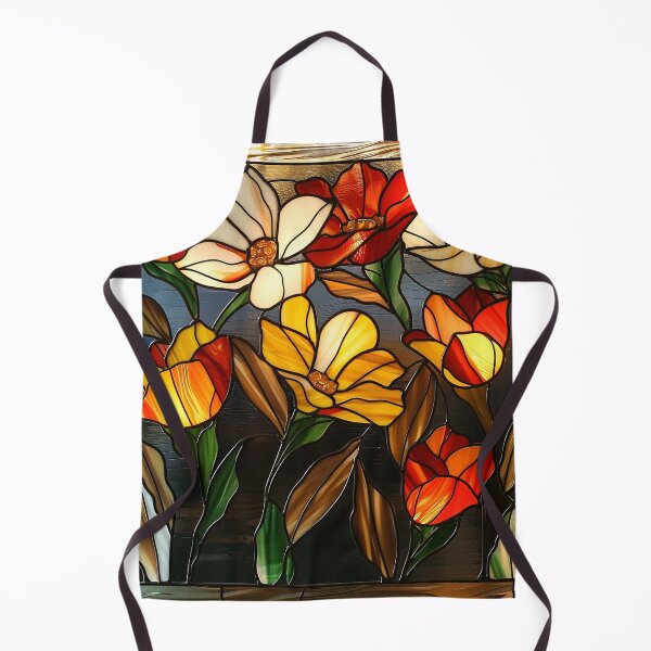 Item preview, Stained Glass Flower Art designed and sold by nomiraclehere.