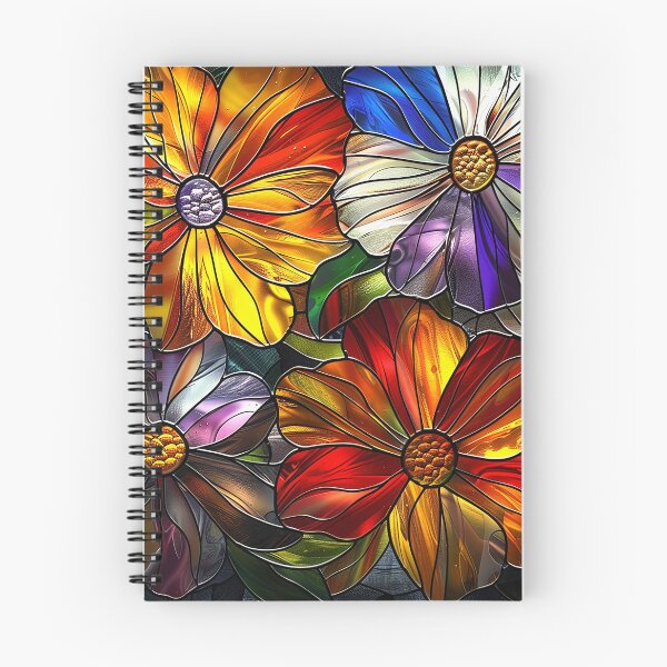 Item preview, Stained Glass Flower Art designed and sold by nomiraclehere.