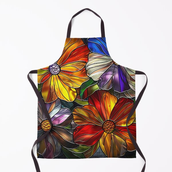 Item preview, Stained Glass Flower Art designed and sold by nomiraclehere.
