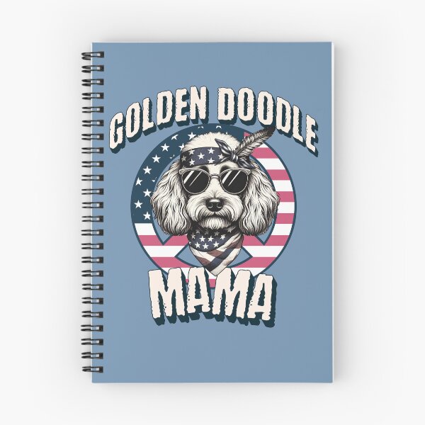 Item preview, USA Patriotic Goldendoodle Mama, 4th of July Celebration Design for Goldendoodle lovers  designed and sold by CrazyInk23.