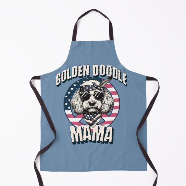 Item preview, USA Patriotic Goldendoodle Mama, 4th of July Celebration Design for Goldendoodle lovers  designed and sold by CrazyInk23.