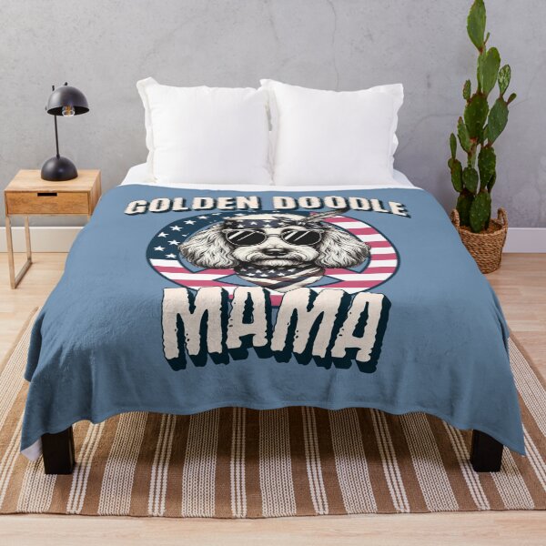 Item preview, USA Patriotic Goldendoodle Mama, 4th of July Celebration Design for Goldendoodle lovers  designed and sold by CrazyInk23.