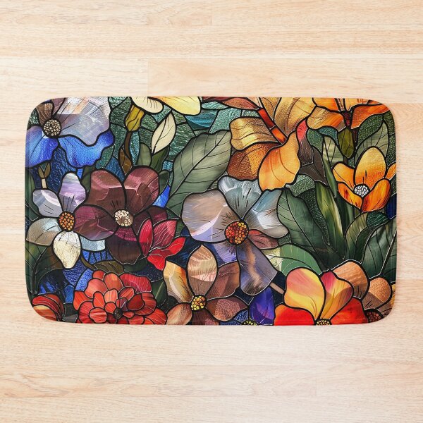 Item preview, Stained Glass Flower Art designed and sold by nomiraclehere.