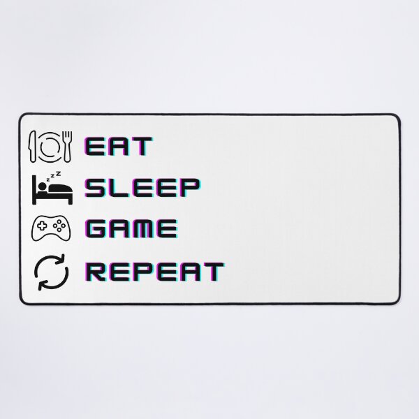 Item preview, Eat Sleep Game Repeat Essential designed and sold by xPs Design.