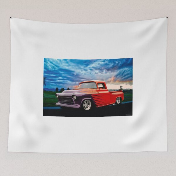 Item preview, 1956 Chevrolet Custom Stepside Pickup I designed and sold by DaveKoontz.