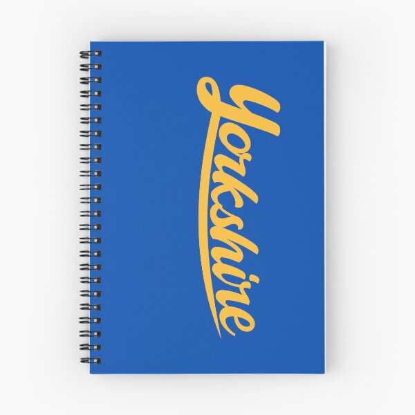 Item preview, Yorkshire Pride Mango Cursive Design on Cobalt Blue Background designed and sold by SorryFrog.