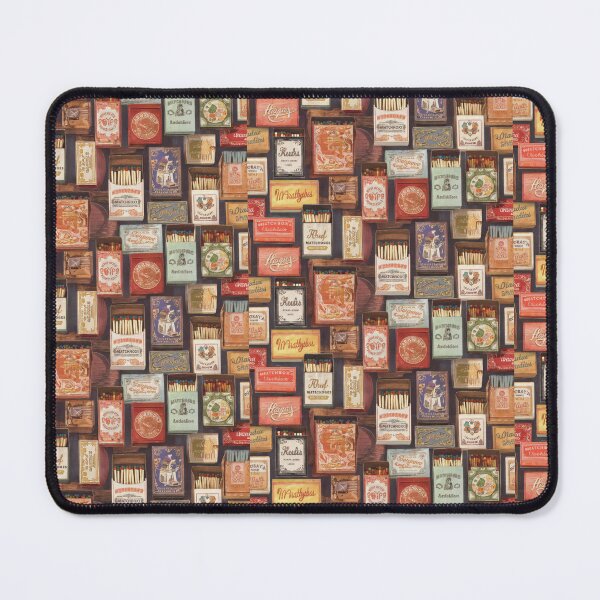 Item preview, Whimsical Vintage Matchbox Collection Art Print designed and sold by Bianca Oltean.