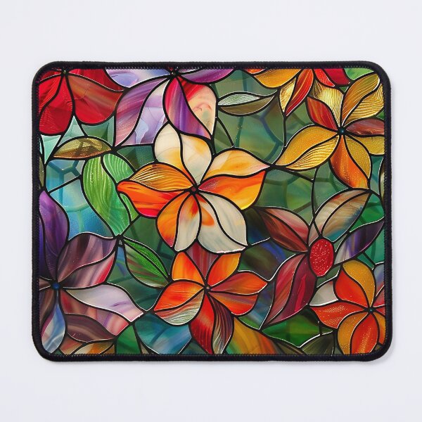 Item preview, Stained Glass Flower Art designed and sold by nomiraclehere.