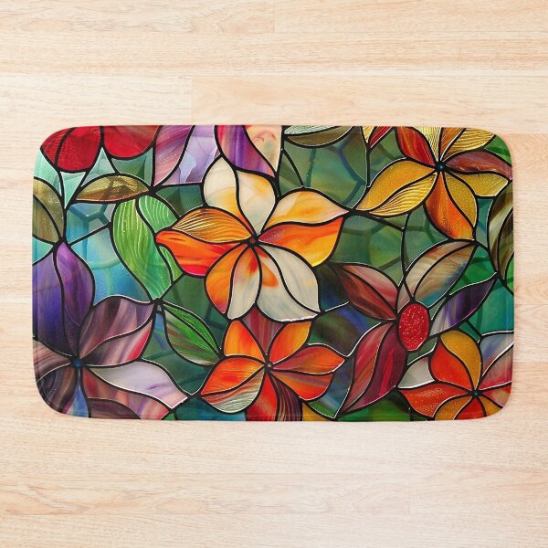 Item preview, Stained Glass Flower Art designed and sold by nomiraclehere.