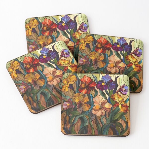 Item preview, Stained Glass Flower Art designed and sold by nomiraclehere.