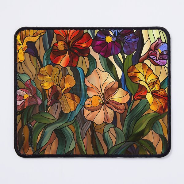 Item preview, Stained Glass Flower Art designed and sold by nomiraclehere.