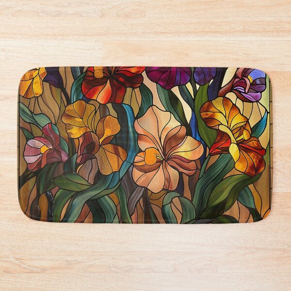 Item preview, Stained Glass Flower Art designed and sold by nomiraclehere.