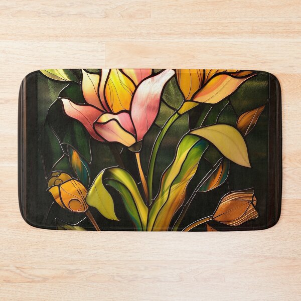 Item preview, Stained Glass Flower Art designed and sold by nomiraclehere.