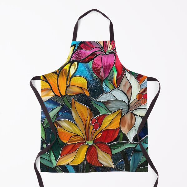 Item preview, Stained Glass Flower Art designed and sold by nomiraclehere.