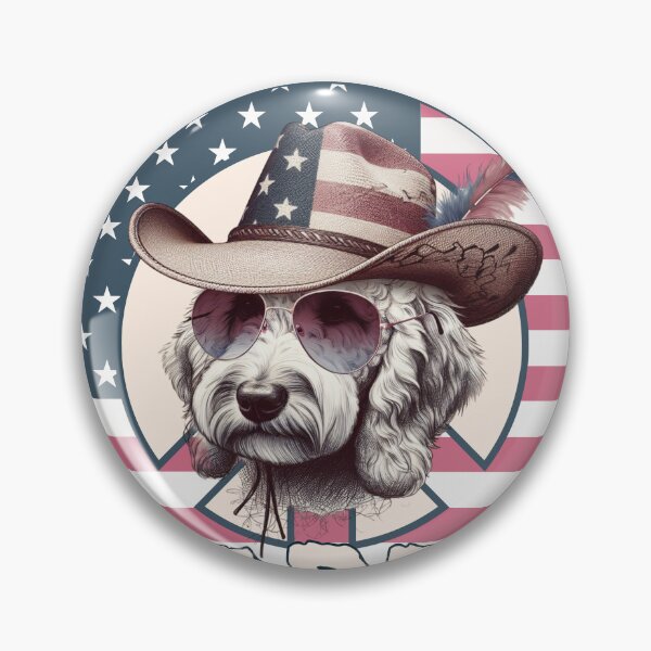 Item preview, USA Patriotic Goldendoodle Mama, 4th of July Celebration Design for Goldendoodle lovers  designed and sold by CrazyInk23.