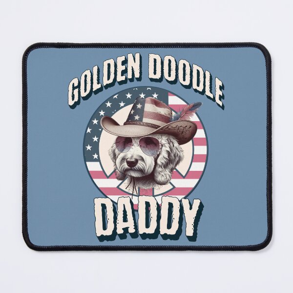 Item preview, USA Patriotic Goldendoodle Mama, 4th of July Celebration Design for Goldendoodle lovers  designed and sold by CrazyInk23.