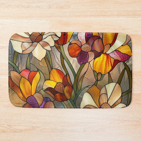 Item preview, Stained Glass Flower Art designed and sold by nomiraclehere.