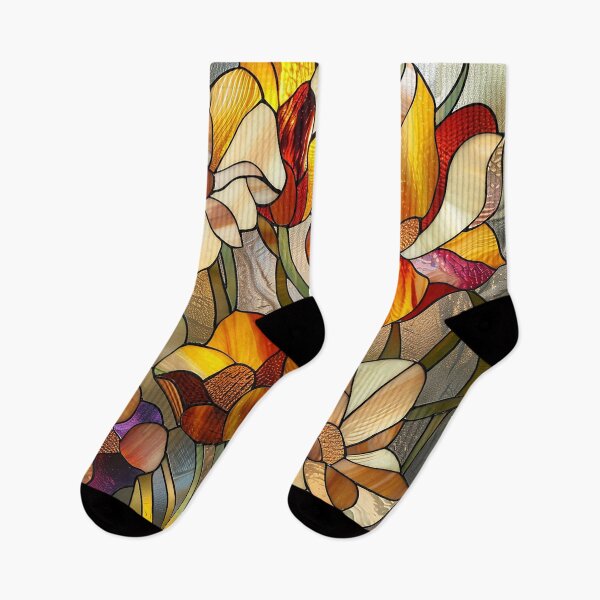 Item preview, Stained Glass Flower Art designed and sold by nomiraclehere.