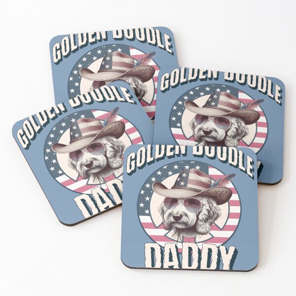 Item preview, USA Patriotic Goldendoodle Mama, 4th of July Celebration Design for Goldendoodle lovers  designed and sold by CrazyInk23.