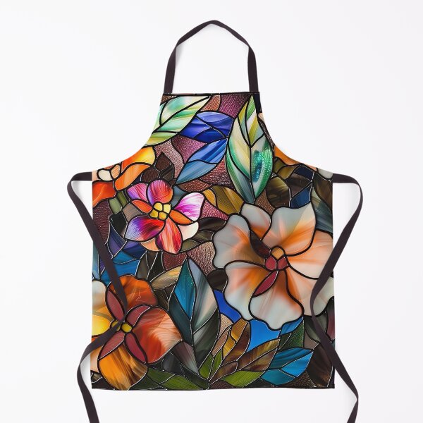Item preview, Stained Glass Flower Art designed and sold by nomiraclehere.