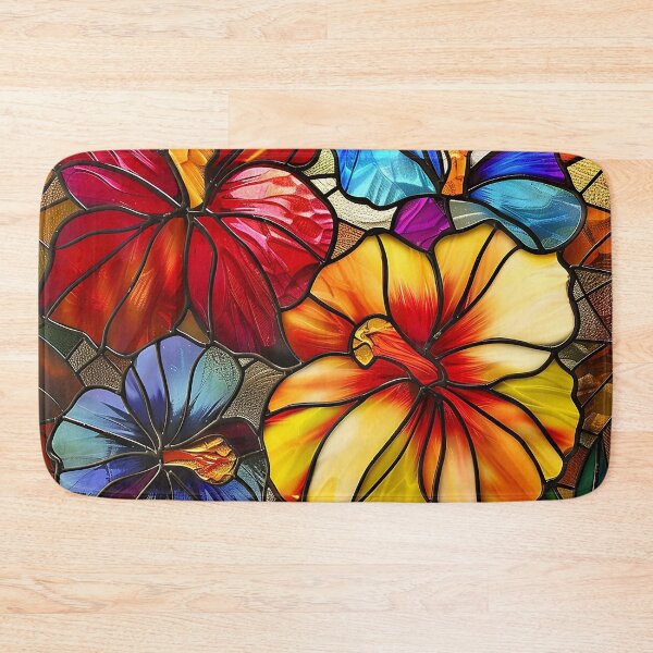 Item preview, Stained Glass Flower Art designed and sold by nomiraclehere.