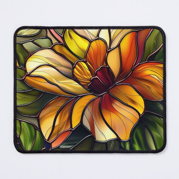 Item preview, Stained Glass Flower Art designed and sold by nomiraclehere.