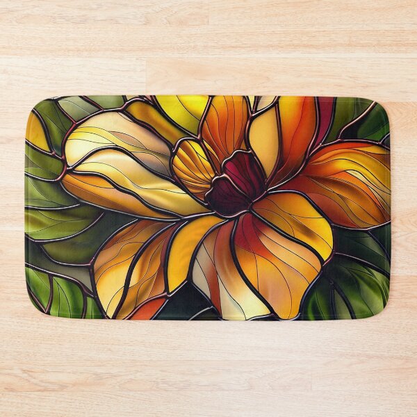 Item preview, Stained Glass Flower Art designed and sold by nomiraclehere.