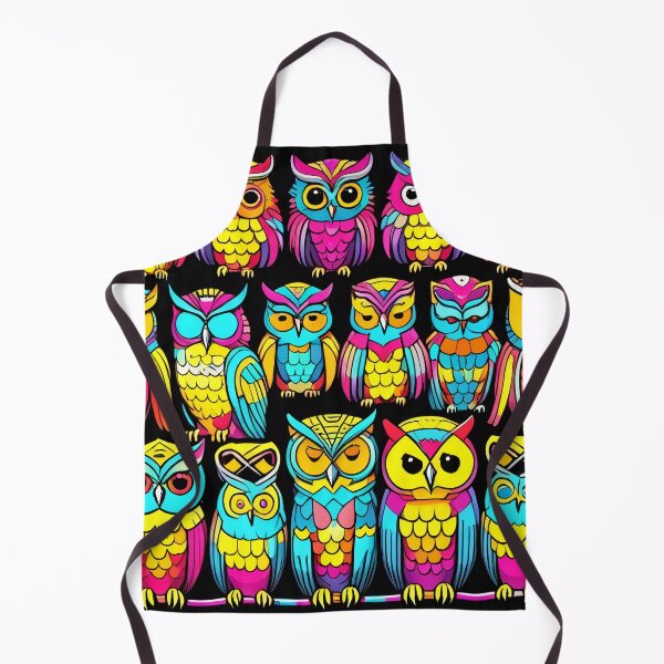 Item preview, Cute Colorful Owls Pattern Design designed and sold by DreamCraze.