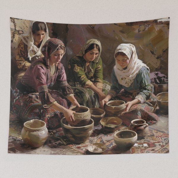 Item preview, Pottery Scene designed and sold by MNSY.